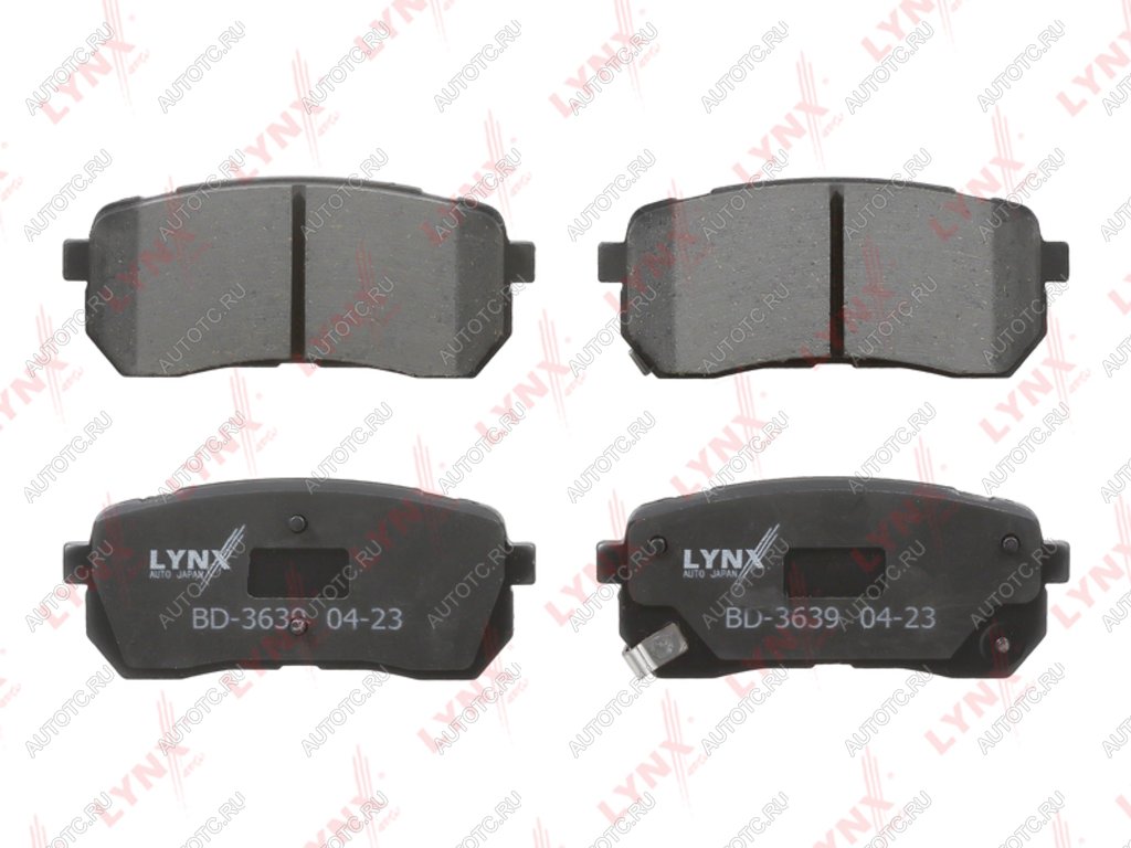 1 299 р. Колодки тормозные задние (4шт.) LYNX KIA Sorento UM/Prime дорестайлинг (2014-2018)  с доставкой в г. Пермь