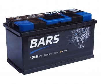 10 649 р. Аккумулятор BARS 100Ач BARS 6ст100(1)  с доставкой в г. Пермь. Увеличить фотографию 1