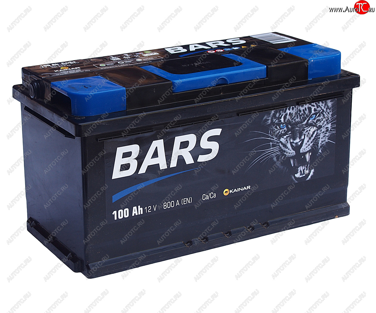 10 649 р. Аккумулятор BARS 100Ач BARS 6ст100(1)  с доставкой в г. Пермь