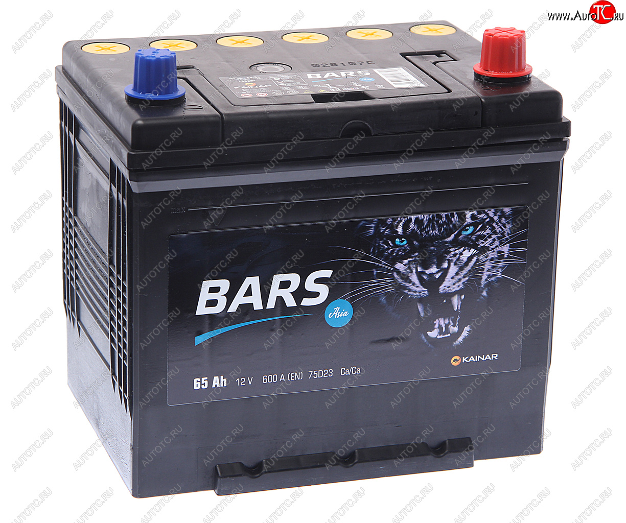 7 699 р. Аккумулятор BARS Asia 65Ач обратная полярность BARS 6ст65(0) 75d23l  с доставкой в г. Пермь