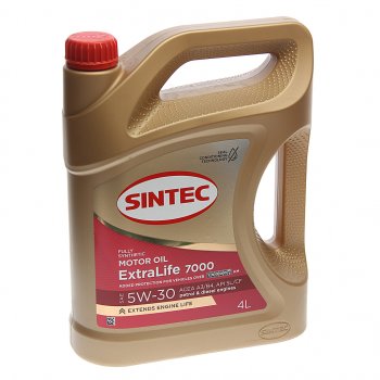 2 179 р. Масло моторное ExtraLife 7000 A3B4 5W30 синт.4л SINTEC SINTEC 600256  с доставкой в г. Пермь. Увеличить фотографию 1