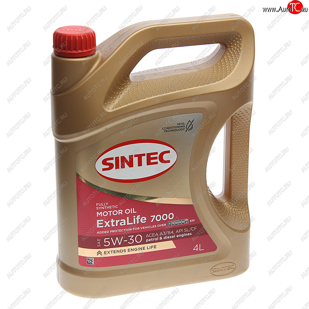 2 179 р. Масло моторное ExtraLife 7000 A3B4 5W30 синт.4л SINTEC SINTEC 600256  с доставкой в г. Пермь