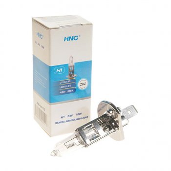 83 р. Лампа 24V H1 70W P14.5s Long Life HNG HNG 24170  с доставкой в г. Пермь. Увеличить фотографию 1