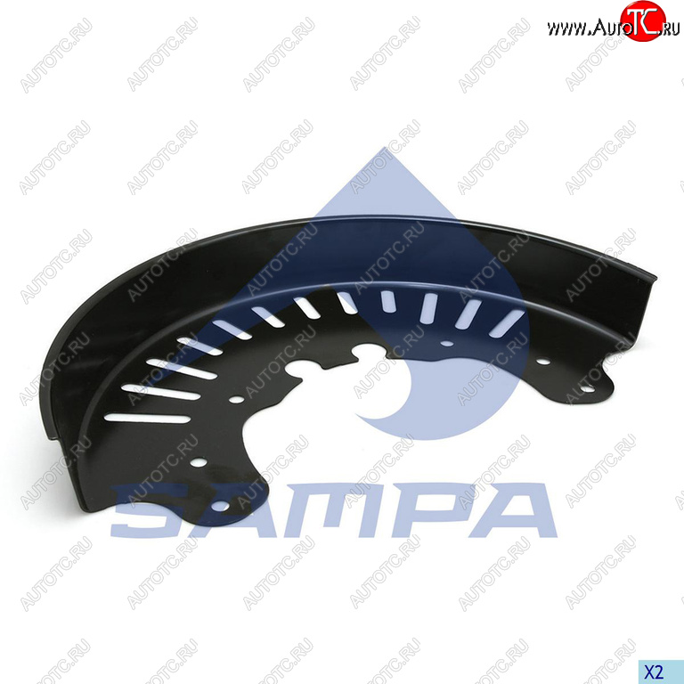 1 699 р. Щиток VOLVO пылезащитный заднего тормоза SAMPA SAMPA 035.026  с доставкой в г. Пермь