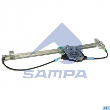 1 159 р. Стеклоподъемник MERCEDES Atego двери передней левой механический SAMPA SAMPA 204.152  с доставкой в г. Пермь. Увеличить фотографию 1