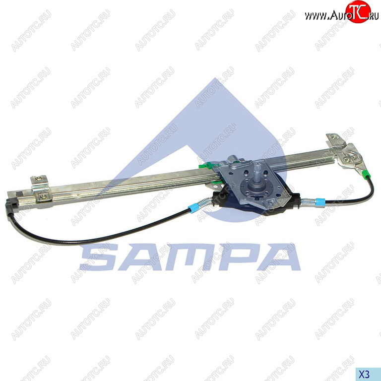 1 159 р. Стеклоподъемник MERCEDES Atego двери передней левой механический SAMPA SAMPA 204.152  с доставкой в г. Пермь