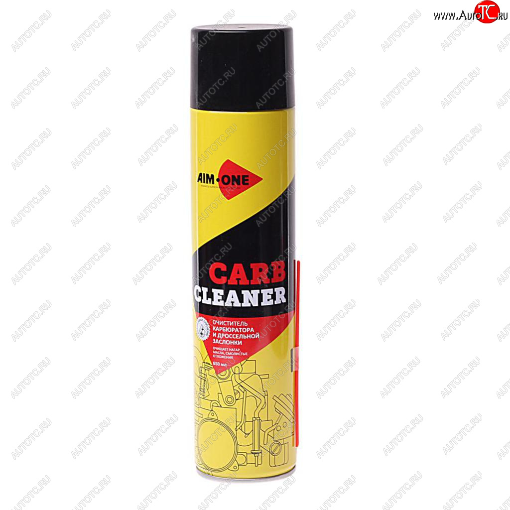 379 р. Очиститель карбюратора и дроссельных заслонок 650мл аэрозоль Carb Cleaner+ AIM-ONE AIM-ONE ac-650  с доставкой в г. Пермь