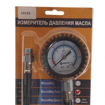 1 139 р. Измеритель давления масла универсальный ТОП АВТО ТОП АВТО 12121  с доставкой в г. Пермь. Увеличить фотографию 2