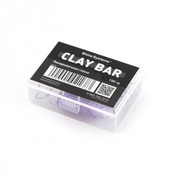759 р. Глина полировочная 100гр Clay Bar SHINE SYSTEMS SHINE SYSTEMS ss530  с доставкой в г. Пермь. Увеличить фотографию 2