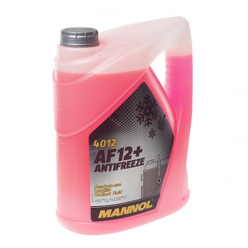 1 499 р. Антифриз красный -40C 5л AF12+ Long Life OAT 4012 MANNOL MANNOL 2039  с доставкой в г. Пермь. Увеличить фотографию 1