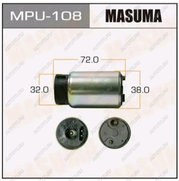 2 899 р. Насос топливный TOYOTA Corolla (07-) MASUMA MASUMA mpu108  с доставкой в г. Пермь