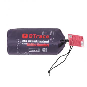 4 939 р. Коврик надувной утеплённый BTrace AirMat Comfort,184х52х7 см, (Синий)  m0223  с доставкой в г. Пермь. Увеличить фотографию 8