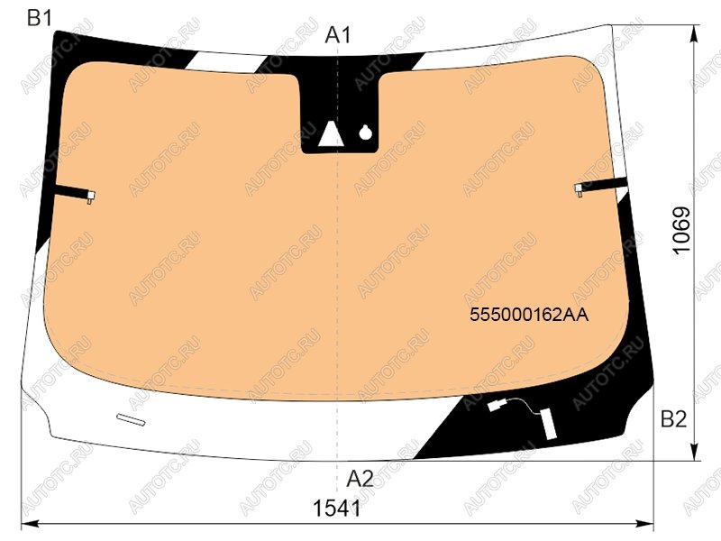 24 649 р. Стекло лобовое (Обогрев полный Датчик дождя Молдинг) Exeed TXL 19- FUYAO 555000162AA  с доставкой в г. Пермь