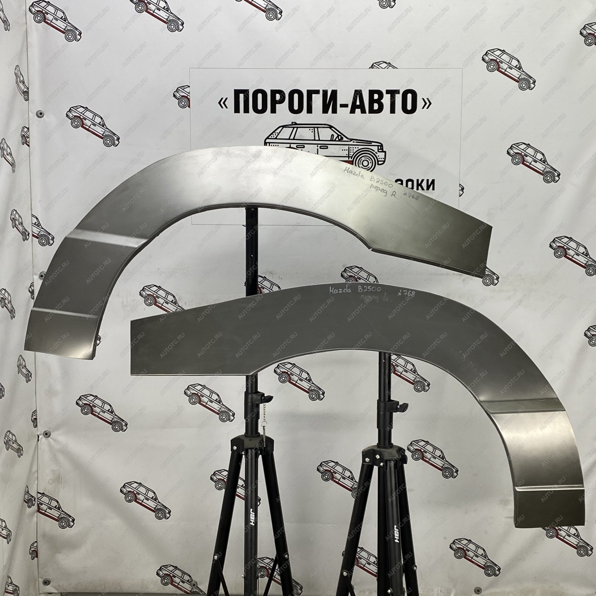 2 199 р. Ремонтные арки задних крыльев (Правая арка) Пороги-Авто Mazda B-Series (1998-2007) (холоднокатаная сталь 0,8мм)  с доставкой в г. Пермь