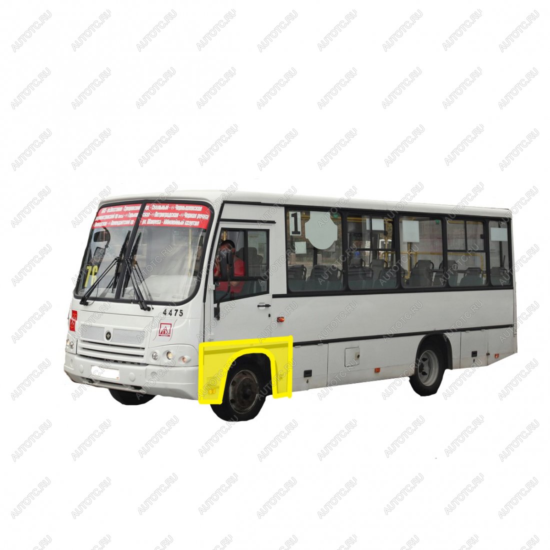 3 899 р. Ремонтные арки передних крыльев (Левая арка) Пороги-Авто  ПАЗ 3204 ( Vector,  Vector Next) (2006-2025) дорестайлинг, автобус 1-ый рестайлинг, автобус 2-ой рестайлинг (холоднокатаная сталь 0,8мм)  с доставкой в г. Пермь