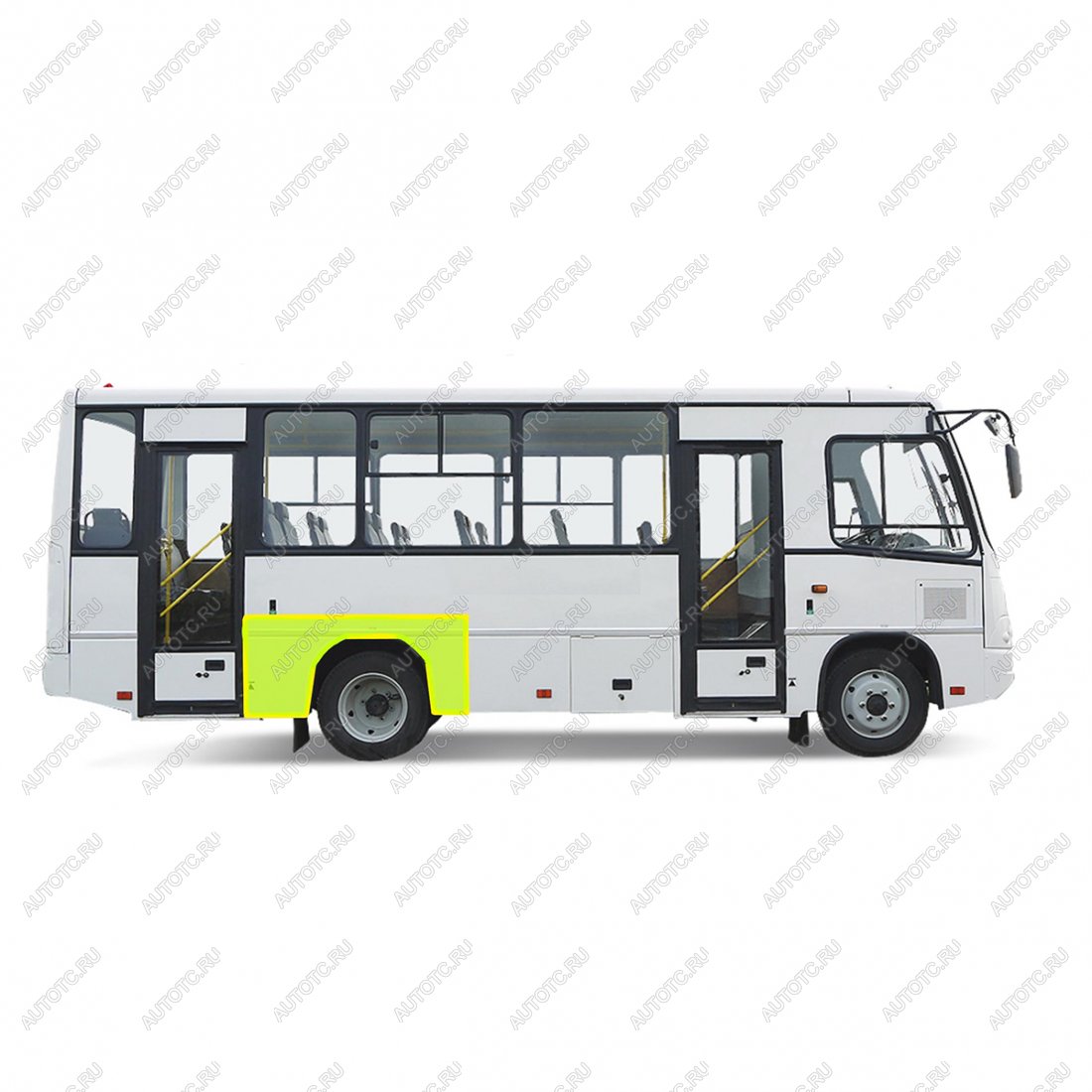 3 899 р. Ремонтные арки задних крыльев (Правая арка) Пороги-Авто  ПАЗ 3204 ( Vector,  Vector Next) (2006-2025) дорестайлинг, автобус 1-ый рестайлинг, автобус 2-ой рестайлинг (холоднокатаная сталь 0,8мм)  с доставкой в г. Пермь