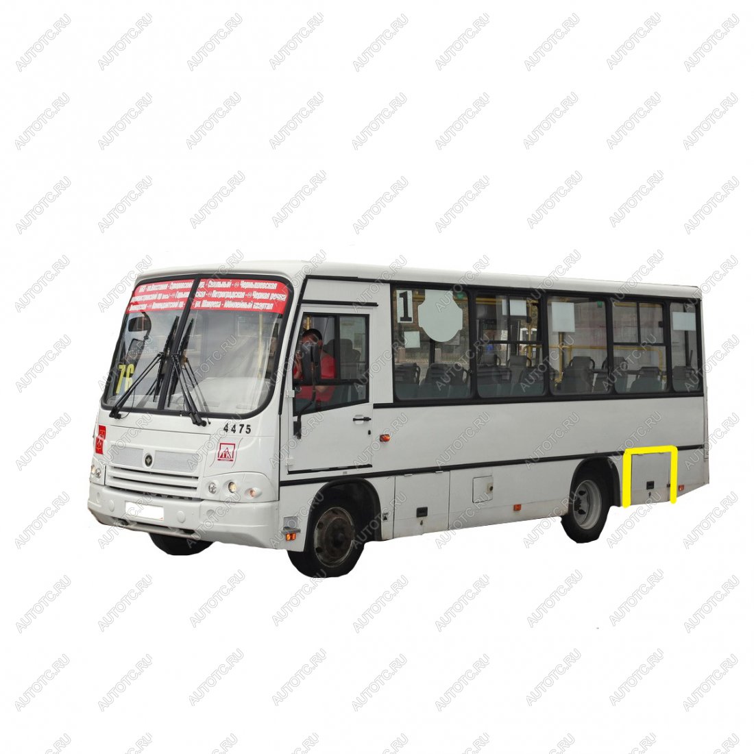 3 399 р. Ремкомплект вокруг левого заднего ящика ПАЗ 320412   ohclj  с доставкой в г. Пермь