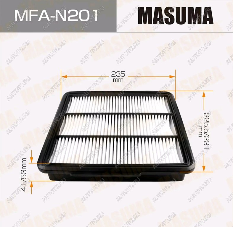 989 р. Фильтр воздушный INFINITI M45 MASUMA MASUMA mfa-n201  с доставкой в г. Пермь