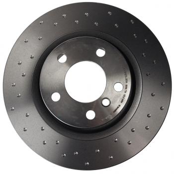 9 749 р. Диск тормозной BMW X3 (F25),X4 (F26) задний (перфорированный) (1шт.) BREMBO BREMBO 09b5691x  с доставкой в г. Пермь. Увеличить фотографию 3