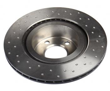 9 749 р. Диск тормозной BMW X3 (F25),X4 (F26) задний (перфорированный) (1шт.) BREMBO BREMBO 09b5691x  с доставкой в г. Пермь. Увеличить фотографию 2