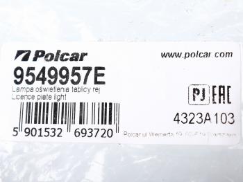 719 р. Фонарь освещения знака номерного SKODA Superb (02-) POLCAR POLCAR 9549957e  с доставкой в г. Пермь. Увеличить фотографию 4