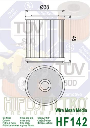 1 069 р. Фильтр масляный мото YAMAHA WR HIFLO FILTRO HIFLO FILTRO hf142  с доставкой в г. Пермь. Увеличить фотографию 2