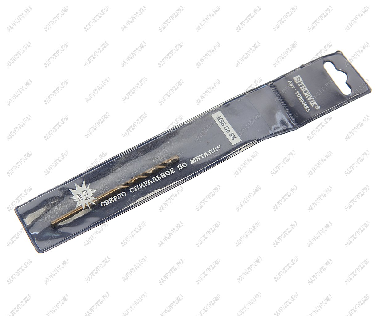 81 р. Сверло по металлу 3.4х70мм HSS Cobalt THORVIK THORVIK tdb034k5  с доставкой в г. Пермь