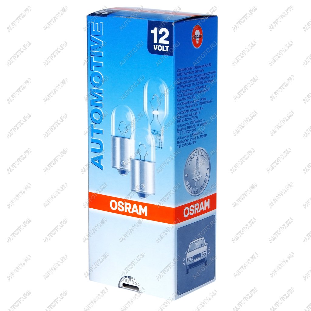 42 р. Лампа 12V R10W BA15s OSRAM OSRAM 5008  с доставкой в г. Пермь