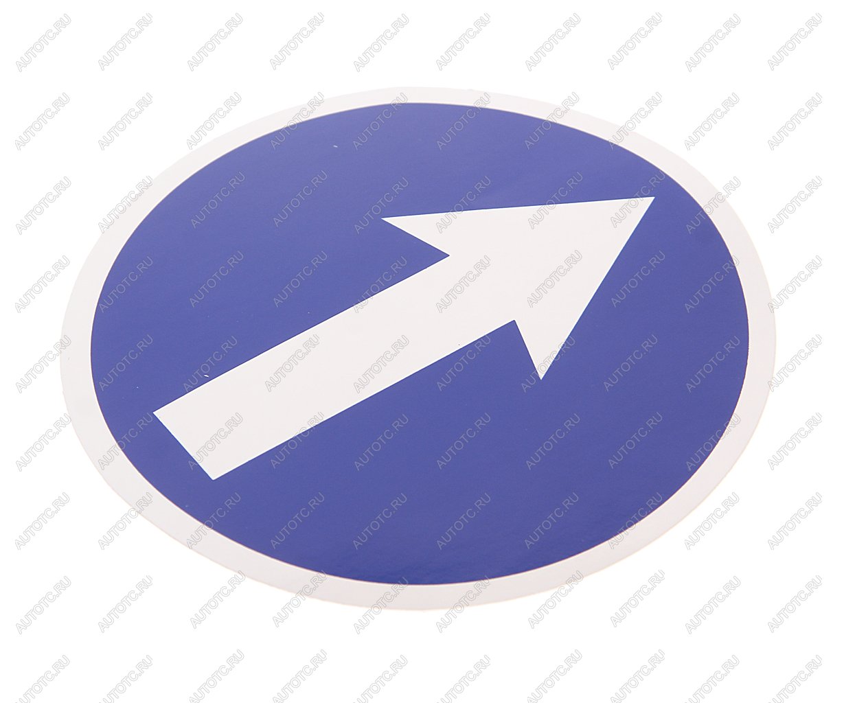 57 р. Наклейка-знак виниловая вырезанная Объезд d=15см AUTOSTICKERS AUTOSTICKERS 00382  с доставкой в г. Пермь