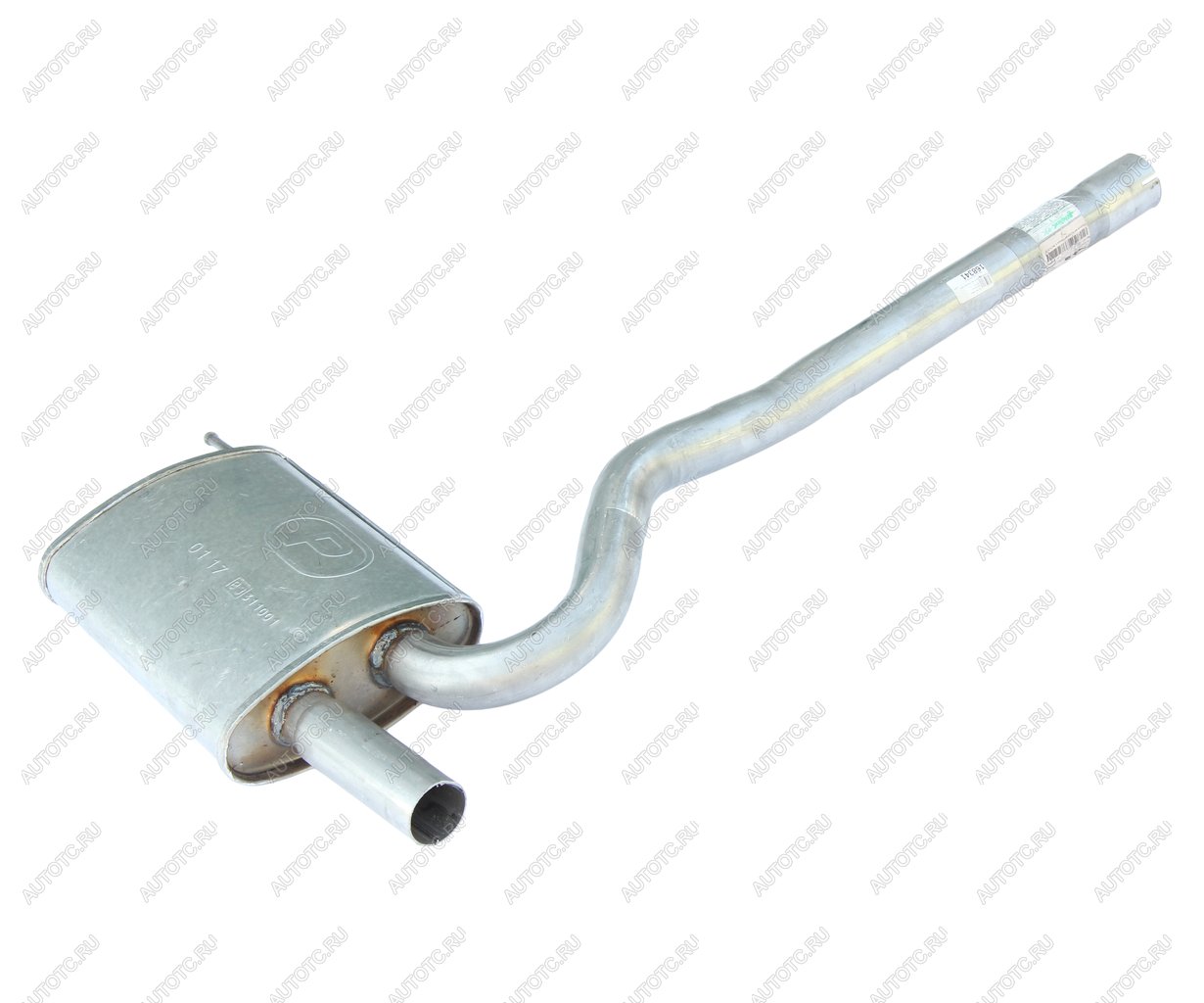 6 199 р. Резонатор AUDI A4 POLMOSTROW POLMOSTROW 0117  с доставкой в г. Пермь