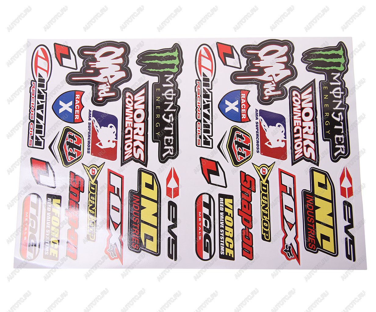 204 р. Наклейка виниловая вырезанная MAXIMA racing 25х35см в наборе полноцветная AUTOSTICKERS AUTOSTICKERS 07911  с доставкой в г. Пермь