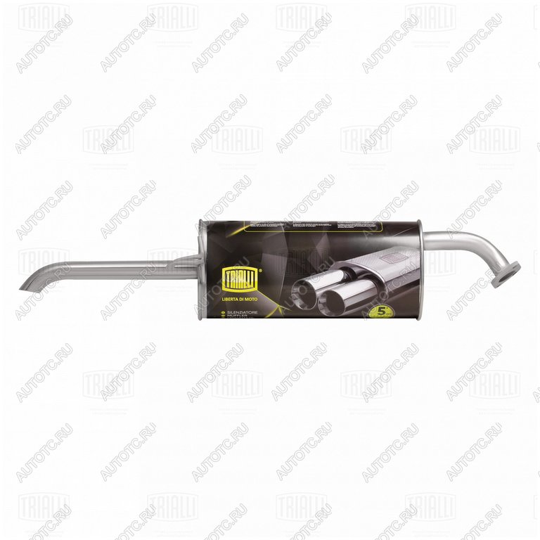 3 679 р. Глушитель HYUNDAI Solaris (10-) KIA Rio (11-) TRIALLI TRIALLI emm0808  с доставкой в г. Пермь