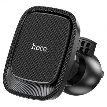 439 р. Держатель телефона на дефлектор магнитный черный HOCO HOCO ca115 black metal gray  с доставкой в г. Пермь. Увеличить фотографию 1