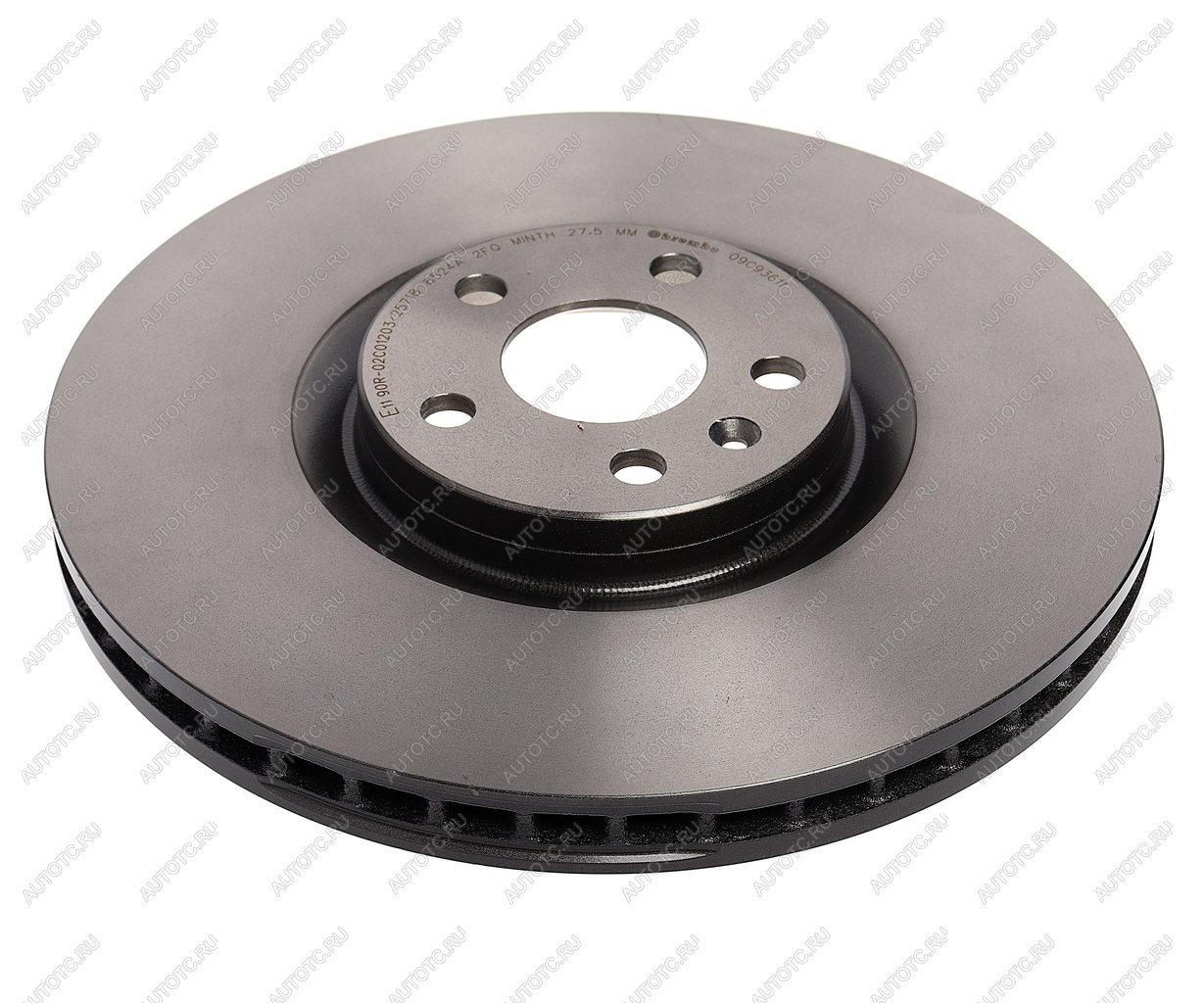 10 499 р. Диск тормозной VOLVO XC90 (15-) передний (1шт.) BREMBO BREMBO 09c93611  с доставкой в г. Пермь