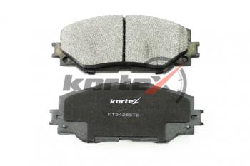 1 559 р. Колодки тормозные передние (4шт.) KORTEX Toyota Auris E150 хэтчбэк 5 дв. рестайлинг (2010-2012)  с доставкой в г. Пермь. Увеличить фотографию 3