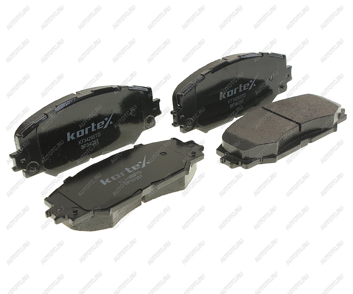 1 559 р. Колодки тормозные передние (4шт.) KORTEX Toyota Auris E150 хэтчбэк 5 дв. рестайлинг (2010-2012)  с доставкой в г. Пермь