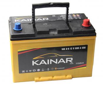 Аккумулятор KAINAR Asia 100Ач обратная полярность KAINAR 6ст100(0) 115d31l