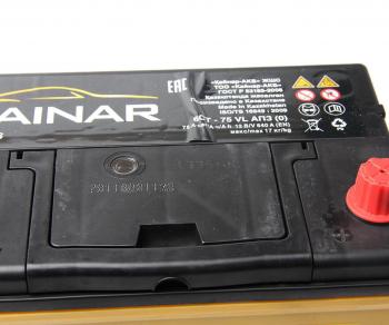 9 499 р. Аккумулятор KAINAR Asia 75Ач обратная полярность KAINAR 6ст75(0) 85d26l  с доставкой в г. Пермь. Увеличить фотографию 2