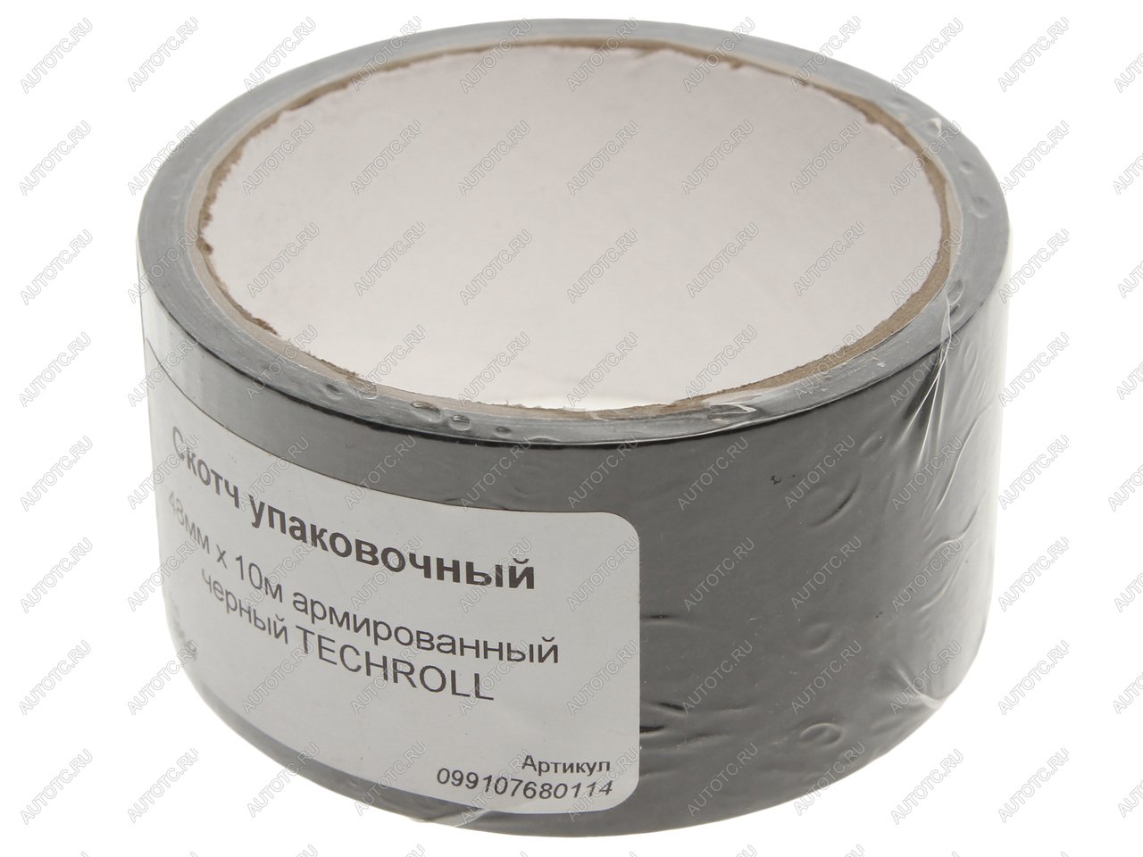 84 р. Скотч упаковочный 48ммх10м армированный черный TECHROLL TECHROLL 099107680114  с доставкой в г. Пермь
