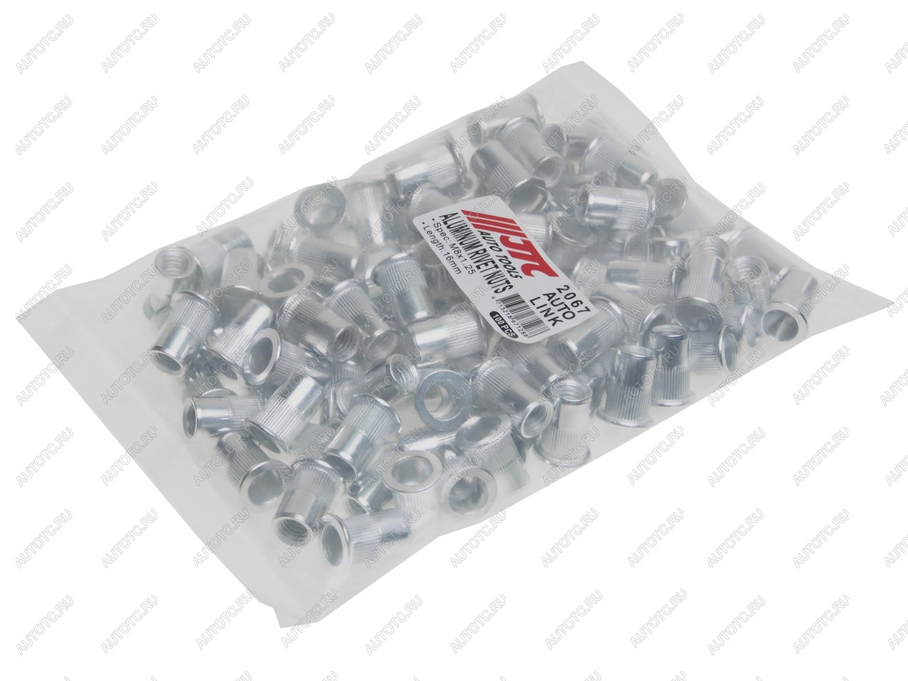 3 199 р. Заклепка резьбовая M8х1.25мм алюминиевая 100шт. JTC JTC TOOLS CO., LTD jtc-2067  с доставкой в г. Пермь