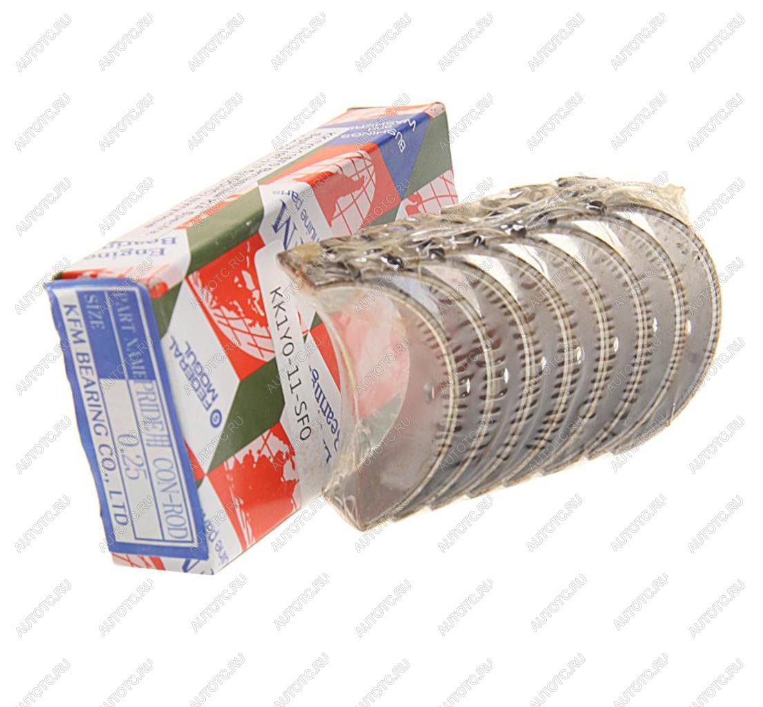1 759 р. Вкладыши KIA Spectra,Sephia (97-) (1.5) (DOHC) шатунные d+0.25 комплект (8шт.) KFM KFM kk1y0-11sf0  с доставкой в г. Пермь
