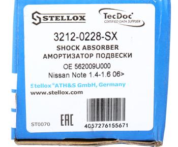 2 439 р. Амортизатор NISSAN Note (05-12) задний левыйправый STELLOX STELLOX 32-120228-sx  с доставкой в г. Пермь. Увеличить фотографию 3