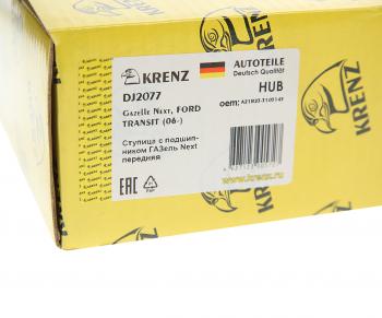 4 649 р. Подшипник ступицы ГАЗель Next передней (с комплектом болтов) KRENZ KRENZ а21r23-3103145 KRENZ а21r23-3103145  с доставкой в г. Пермь. Увеличить фотографию 4