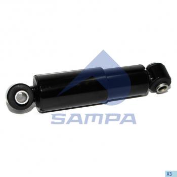 3 999 р. Амортизатор SAF полуприцепа, прицепа (278413 70х75 20х78 20х68 ОО) SAMPA SAMPA 075.082-01  с доставкой в г. Пермь. Увеличить фотографию 1