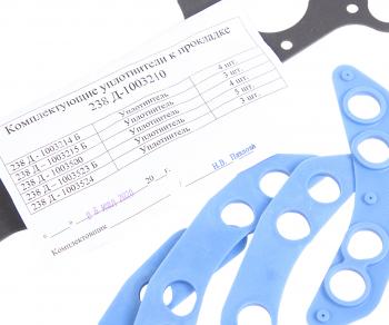 3 399 р. Прокладка головки блока ЯМЗ-7511 (металлическая с РТИ в сборе) АВТОДИЗЕЛЬ АВТОДИЗЕЛЬ 238д-1003210  с доставкой в г. Пермь. Увеличить фотографию 2