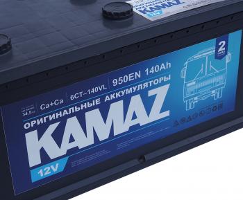 17 499 р. Аккумулятор КАМАЗ 140Ач обратная полярность (ОАО КАМАЗ) ЕАЗ 6ст140(3)  с доставкой в г. Пермь. Увеличить фотографию 2