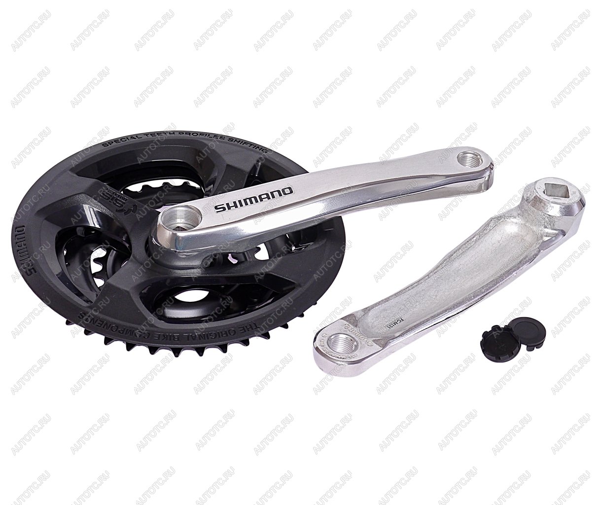 1 339 р. Система велосипедная 170мм 423424Т серебро SHIMANO SHIMANO efcm131c244c  с доставкой в г. Пермь