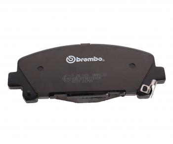 5 199 р. Колодки тормозные передние (4шт.) BREMBO Honda Accord 9 CR седан дорестайлинг (2013-2016)  с доставкой в г. Пермь. Увеличить фотографию 4