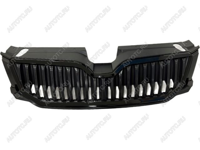 2 899 р. Решетка радиатора (пр-во Китай) BODYPARTS Skoda Octavia A7 дорестайлинг лифтбэк (2012-2017) (молдинг черный)  с доставкой в г. Пермь