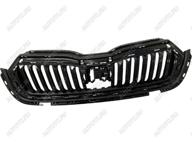 3 589 р. Решетка радиатора (пр-во Китай) BODYPARTS Skoda Octavia A8 универсал (2019-2022) (без молдинга)  с доставкой в г. Пермь